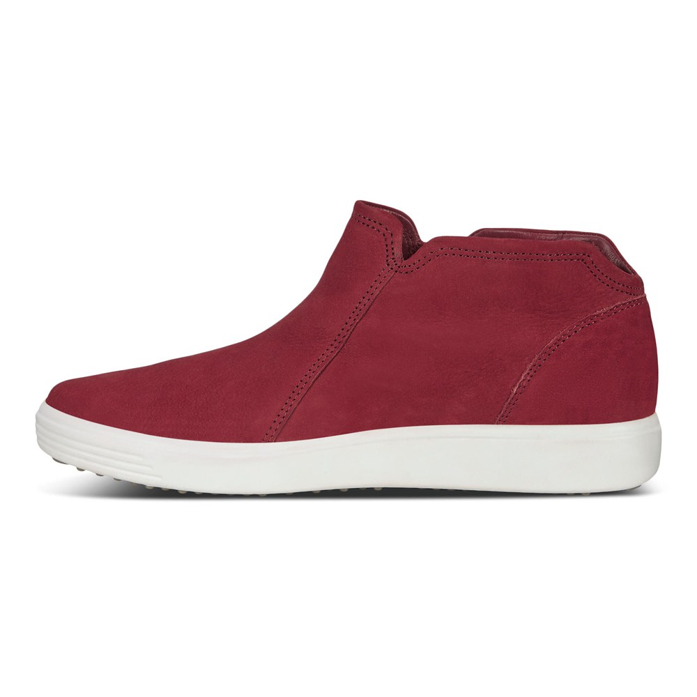 Botas Mujer - ECCO Soft 7 Bajos - Rojos - OJZ950841